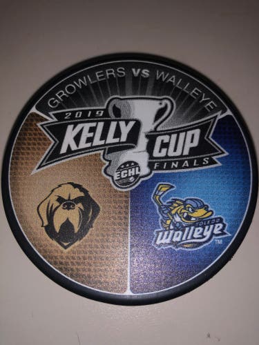 TOLEDO WALLEYE  Vs NEWFOUNDLAND GROWLERS  2019  KELLY CUP PUCK ECHL