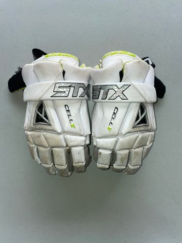 Used Player's STX 13" Cell V Lacrosse Gloves
