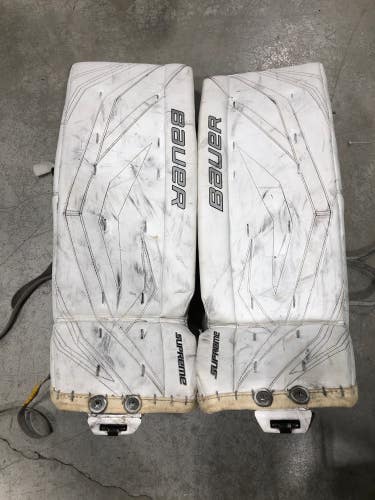 Used Bauer Supreme One90 Hockey Goalie Leg Pads (29" + 1")