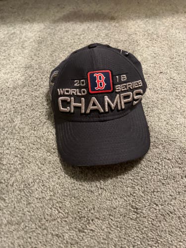 Red Sox 2018 World Series Champs Hat- Black; Kids