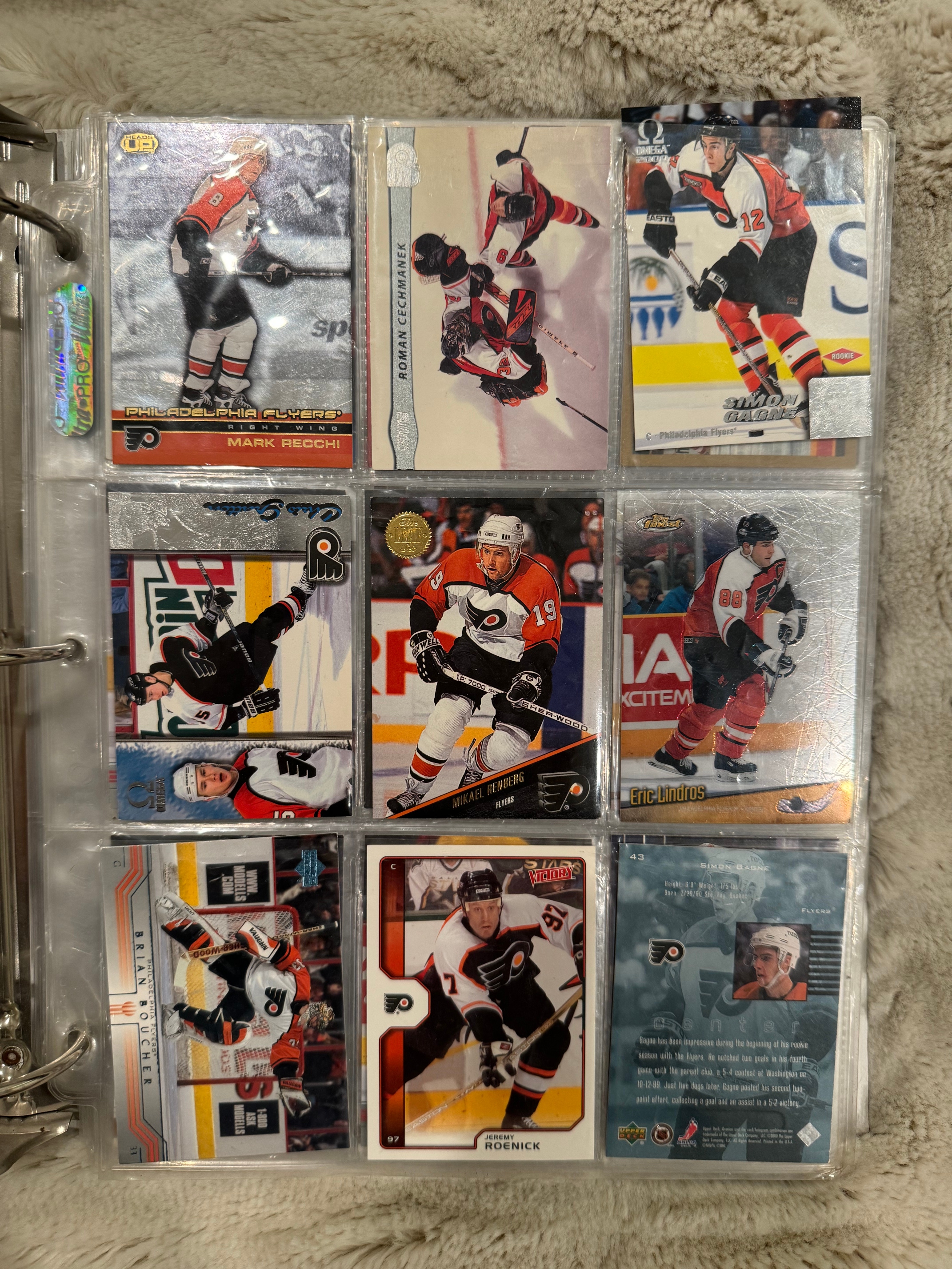 Philadelphia Flyers Vintage Hockey Card Bundle
