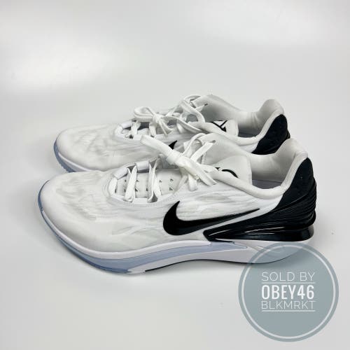 Nike Air Zoom GT Cut 2 TB White Black Men's Basketball Shoes 11.5