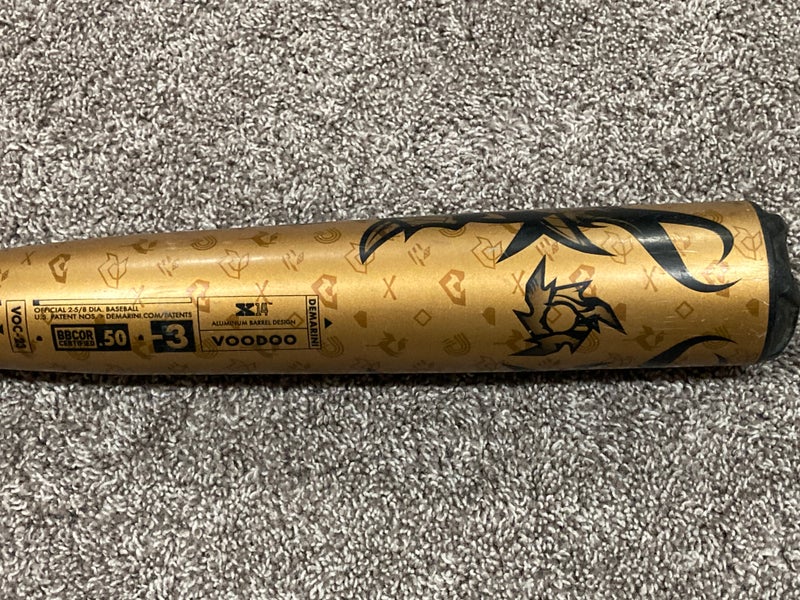 Used BBCOR Certified 2023 DeMarini Alloy Voodoo One Bat (-3) 28 oz 31"