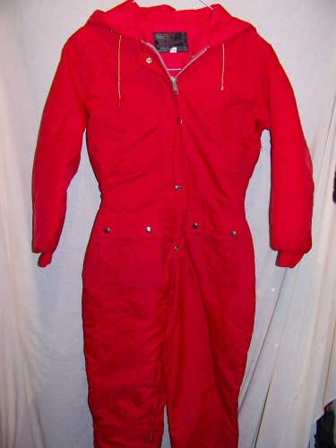Vintage   Sears  Insulated One Piece Snow Ski Suit, Women's 8-10 Small