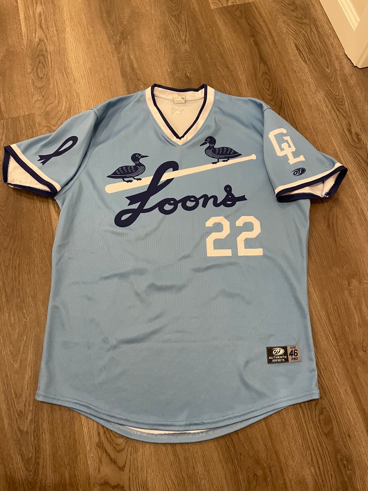 Team issued Great Lakes loons jersey