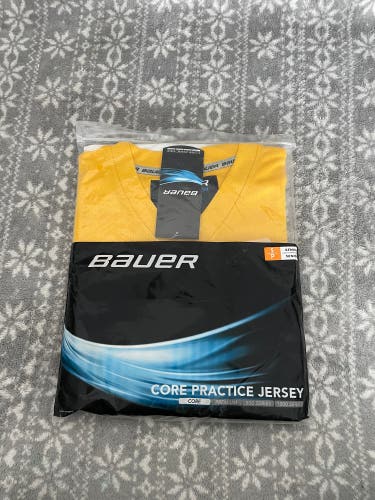 Brand New Gold Senior Small Bauer Core Practice Jersey