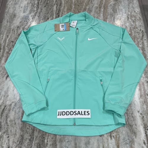 Nike Dri-FIT Rafa Nadal Tennis Jacket Emerald DV2885-349 Men’s Sz Medium NWT