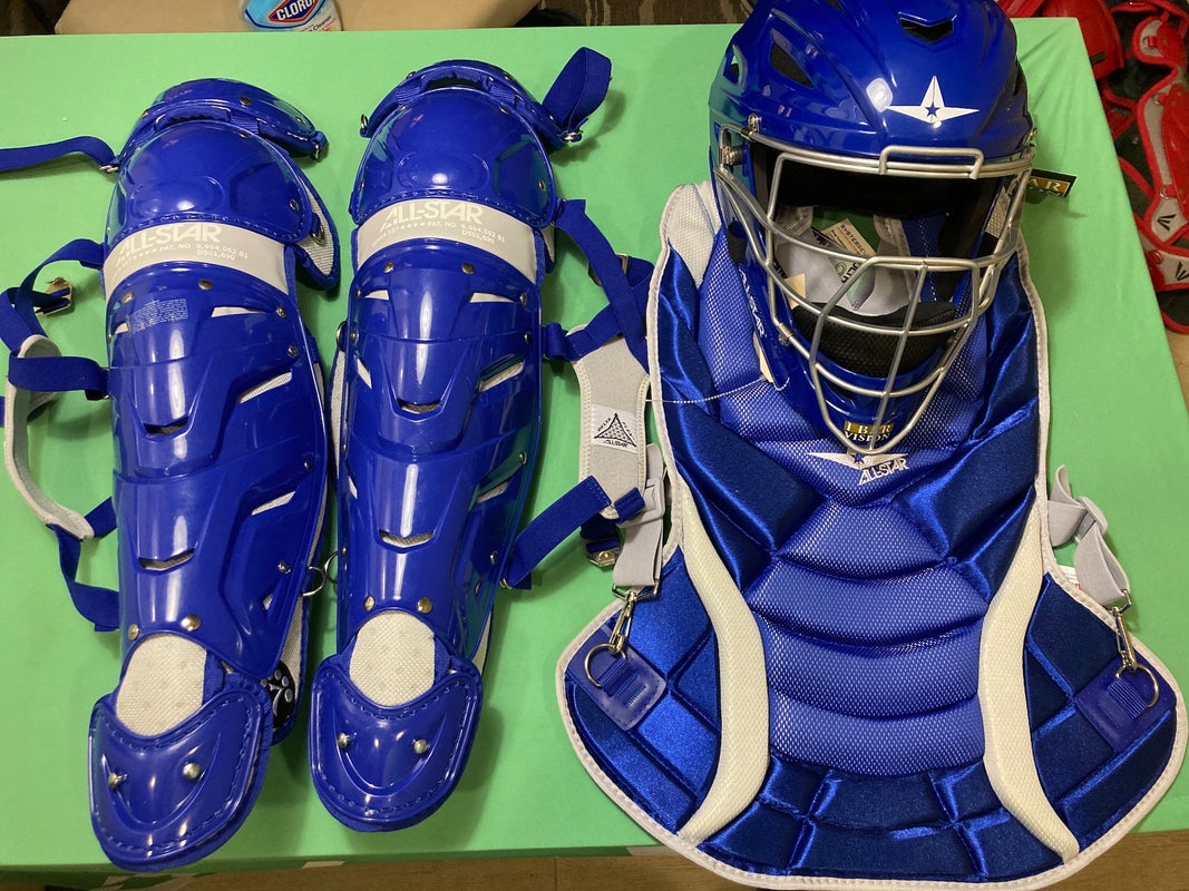 All Star System 7 Baseball Catcher's Sets New and Used on SidelineSwap