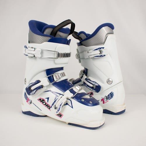 Used Kid's Nordica Firearrow Team 3 All Mountain Ski Boots Kid's 6/6.5 Mondo 24/24.5