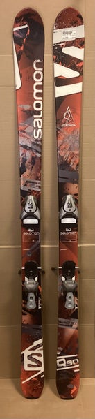 Used Salomon Q90 177cm 177 Cm Men's Downhill Ski Combo