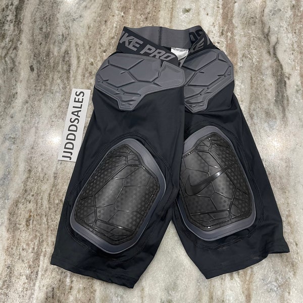 Nike Pro Combat Compression Mens Shorts Size XXL Padded Black Football