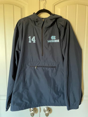 UNC Lacrosse Wind Breaker Hooded Pullover