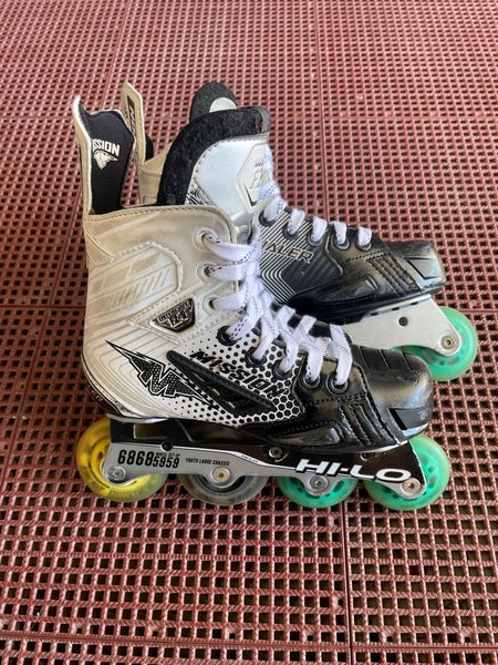 Used Mission Wide Width Size 1 Inhaler FZ-5 Inline Skates