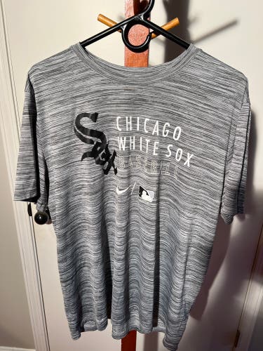 White Sox Gray New Men's Nike Dri-Fit Shirt