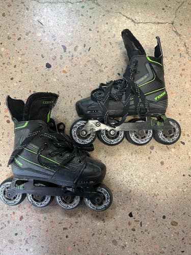Used Tour Code 9 Inline Skates D&R (Regular) 1-4