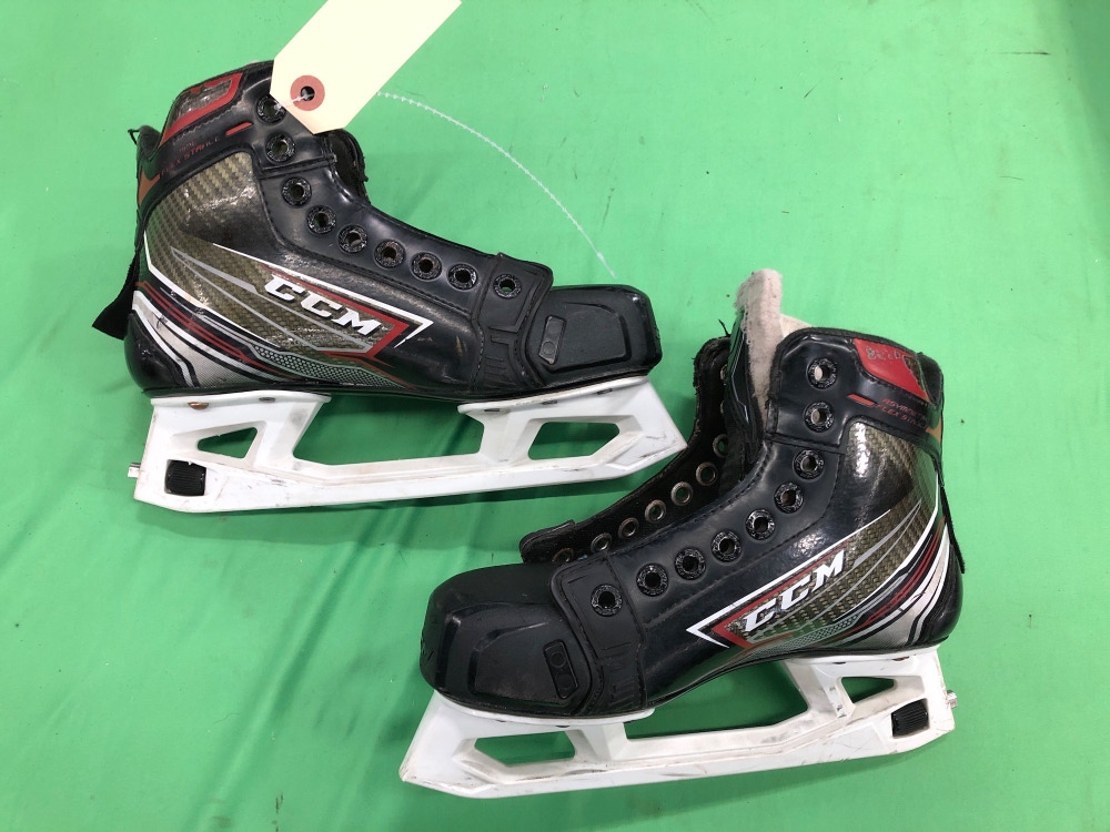 Used CCM Jetspeed FT460 Hockey Goalie Skates D&R (Regular) 3.0 - Junior
