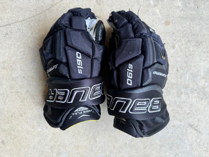 Used Bauer Supreme s190 Gloves 14"