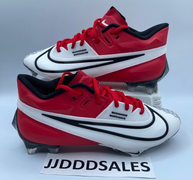 Nike Vapor Edge Elite 360 2 Football Cleats Red White DA5457-616 Men’s Size 10  New