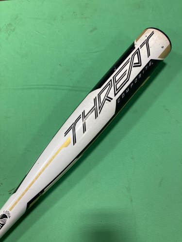 Used USSSA Certified Rawlings Threat Composite Bat -12 19OZ 31"
