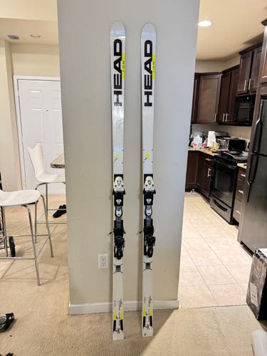 HEAD 207 cm Racing World Cup Rebels i.SG RD SG super g Skis With Bindings