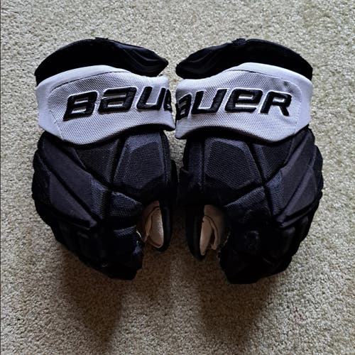 Used LA Kings Bauer Vapor 1X Pro Lite Gloves 14"