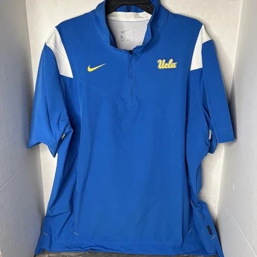NWT men's XL nike UCLA bruins Coaches Performance Short Sleeve Sideline Jacket