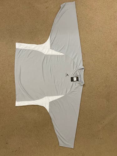 New Grey Hockey Practice Jersey