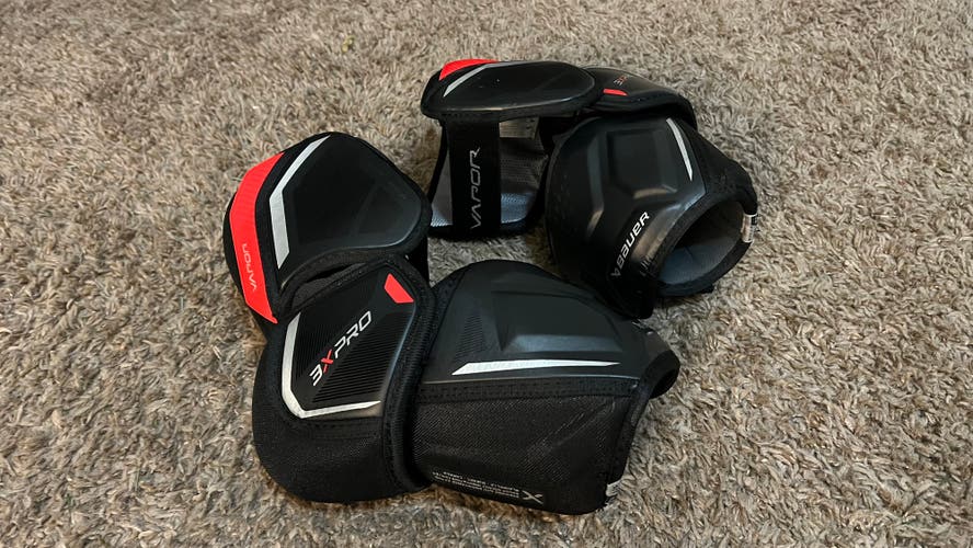 Used Large Bauer Vapor 3X Pro Elbow Pads