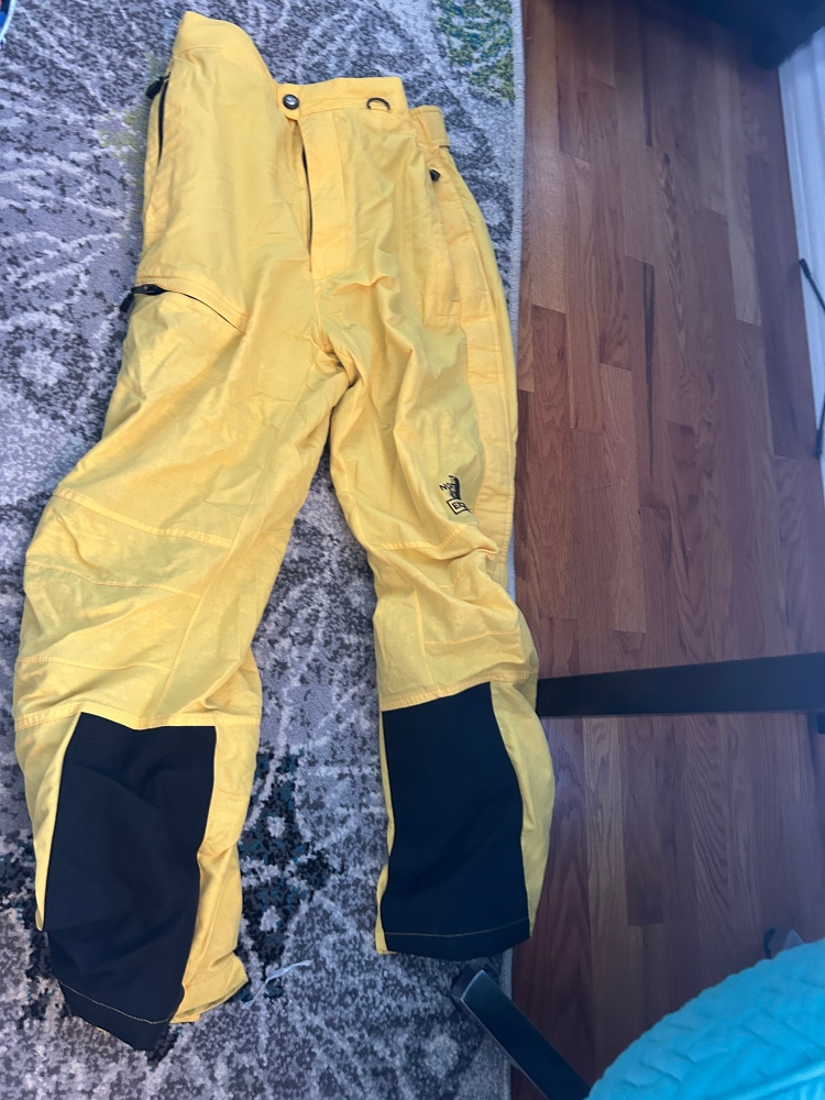 Yellow Used Adult Unisex The North Face Pants