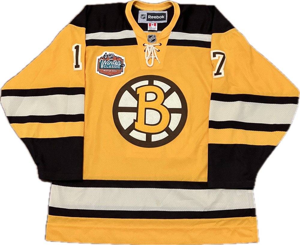 Boston Bruins Milan Lucic 2010 Winter Classic Reebok NHL Hockey Jersey Size L