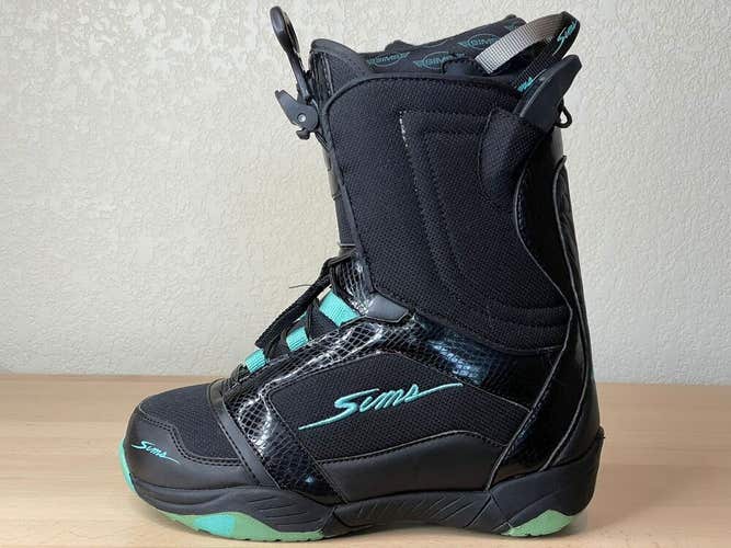 Sims Caliber Womens Snowboard Boots Size 6