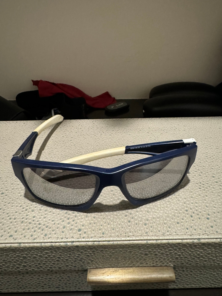 Blue White Oakley Sunglasses