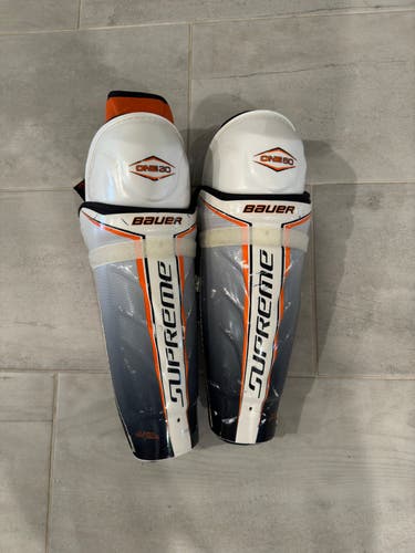 Senior Used Bauer Supreme One60 15" Shin Pads