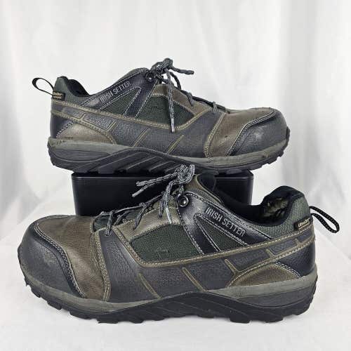 Irish Setter Men's 12 Rockford Work Shoes Non-Metallic Safety Toe Waterproof