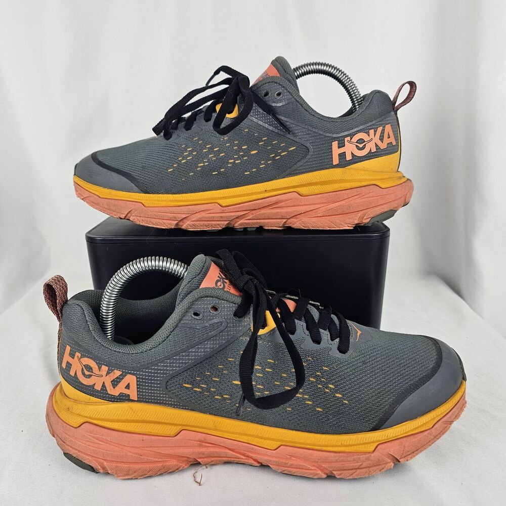 Hoka One One Womens Sneakers Size 10.5 Gaviota 2 Gray Pink No Insoles