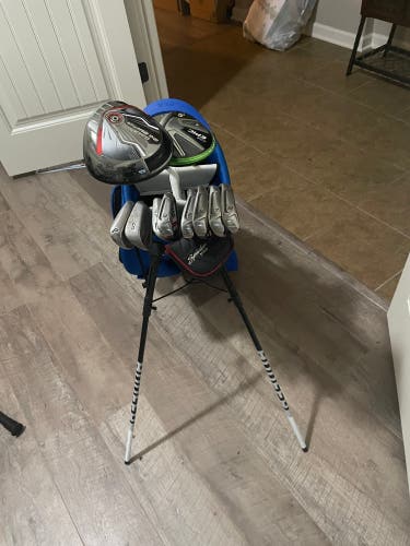 Full set, Callaway woods Taylormade spider putter