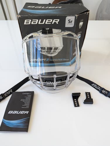 Used Sr Bauer Concept 3 Full Shield Shield