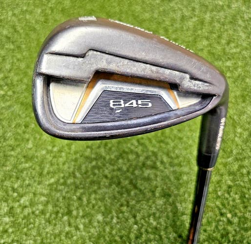 Tommy Armour 845 Pitching Wedge  /  RH / Stiff Steel ~35.75" / NEW GRIP / jd4951