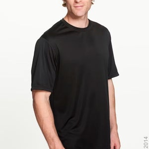 A4 Adult Mens N3142 Cooling Performance Size 2XLarge Black Athletic Tshirt New