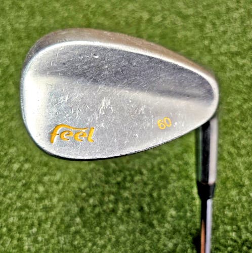 Feel Golf Lob Wedge 60*  /  RH  /  Stiff Steel ~36.25"  /  Nice Grip  /  jd4959