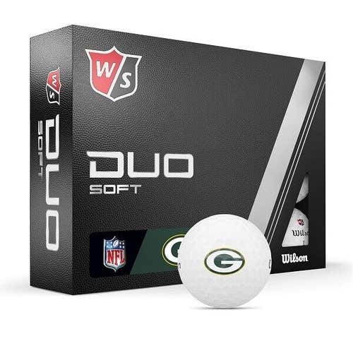 Wilson Staff 2023 Duo Soft NFL Golf Balls - Green Bay Packers