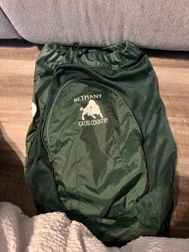 Green Asics Backpack