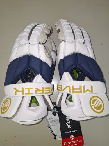 New Goalie Maverik Max Goalie Lacrosse Gloves 13"