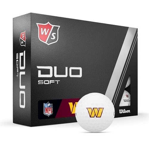 Wilson Staff 2023 Duo Soft NFL Golf Balls - Washington Commanders