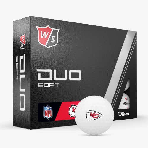 Wilson Staff 2023 Duo Soft NFL Golf Balls - Kansas City Chiefs