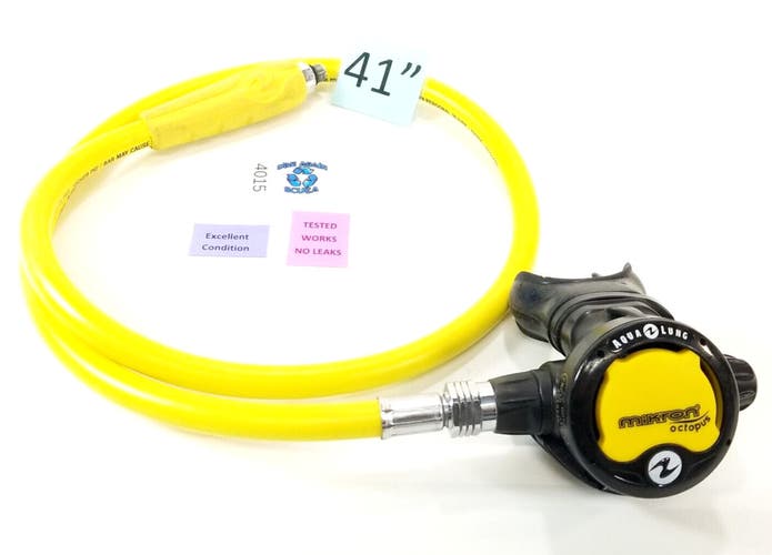 Aqua Lung MIkron Adjustable 2nd Stage Regulator Scuba Dive Octopus         #4015