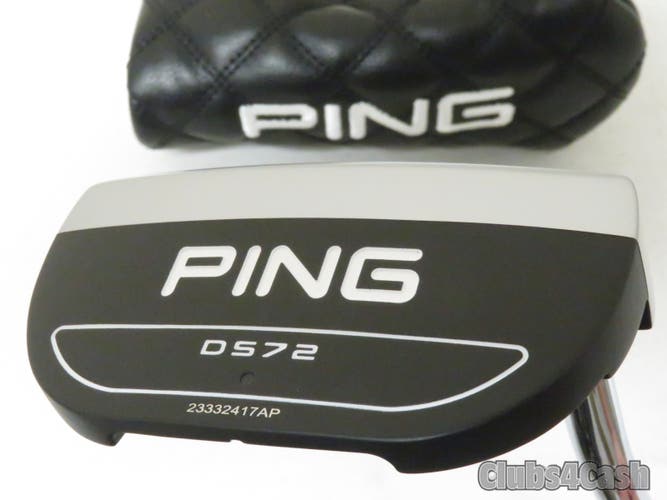PING 2023 DS72 Milled Putter Black Dot Straight 35" +Cover PP60 Pistol Grip
