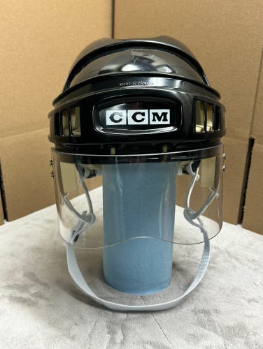 VINTAGE CCM HT2 HOCKEY HELMET ADULT LARGE WITH VISOR