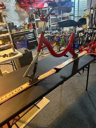While They Last!!! Red Stalmach Retro Rocky Berg Skibike/SnowBike/Skibob