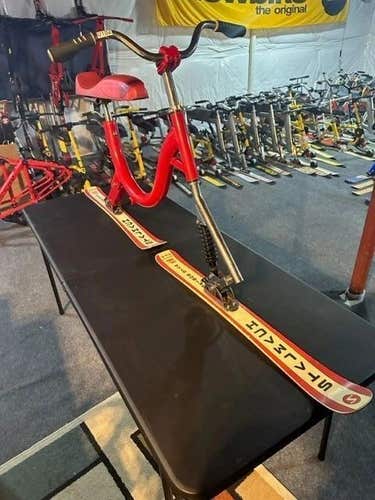While They Last!!! Red Stalmach Retro Rocky Berg Skibike/SnowBike/Skibob